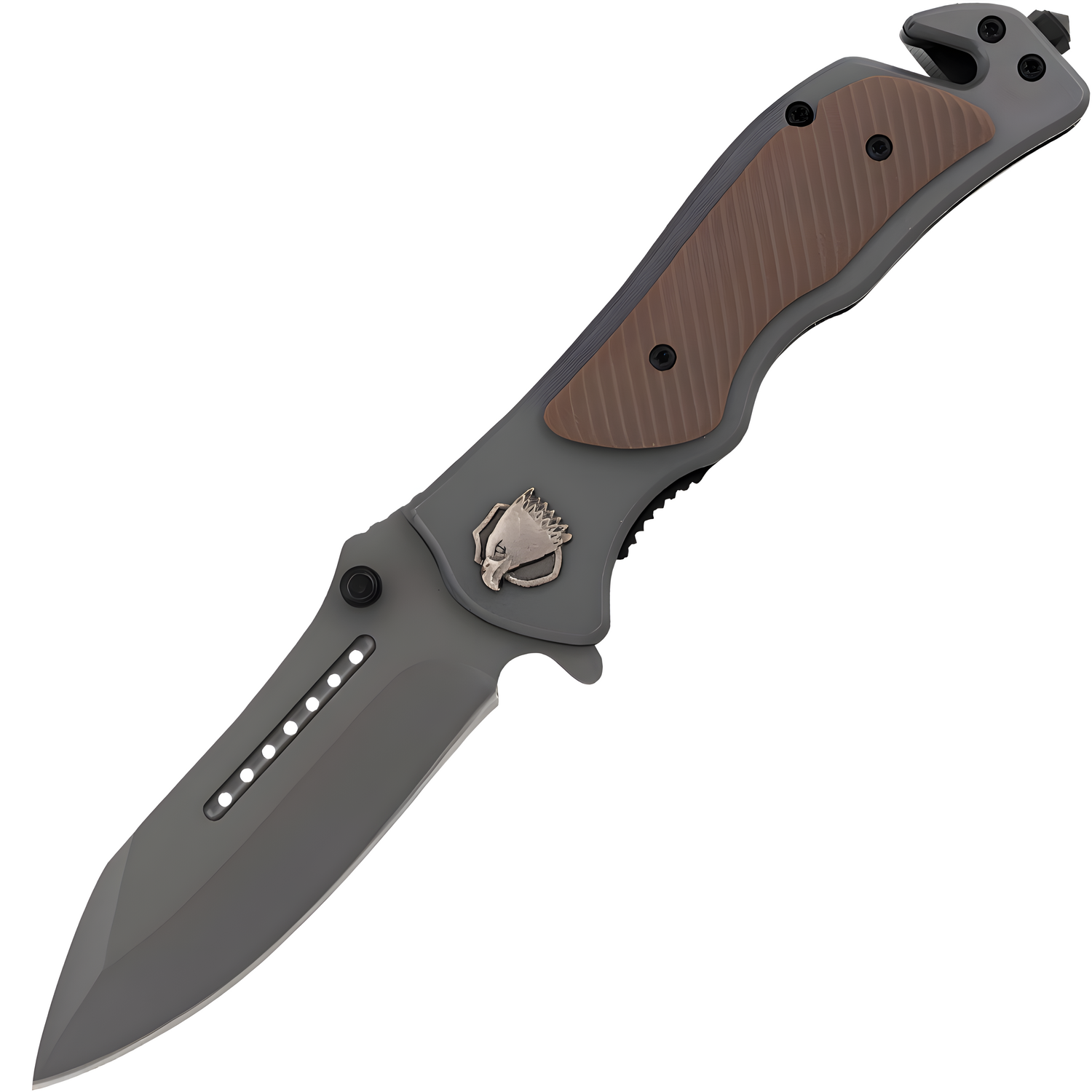 Outdoorovski nož HC - 40801 - Siva / Smeđa KP40801