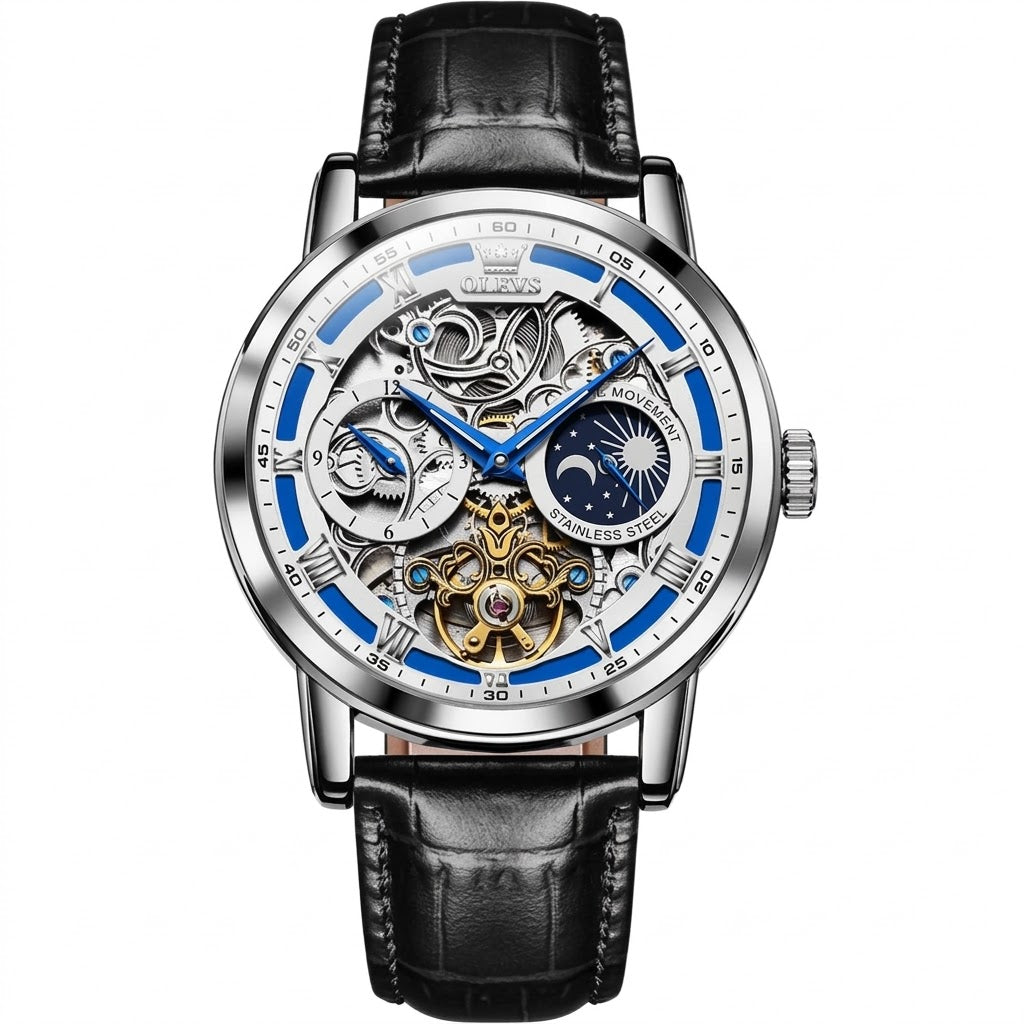Muški Sat OLEVS RCH - 41516 - Bijela / Srebrna / Crna / Tip1 KP41516