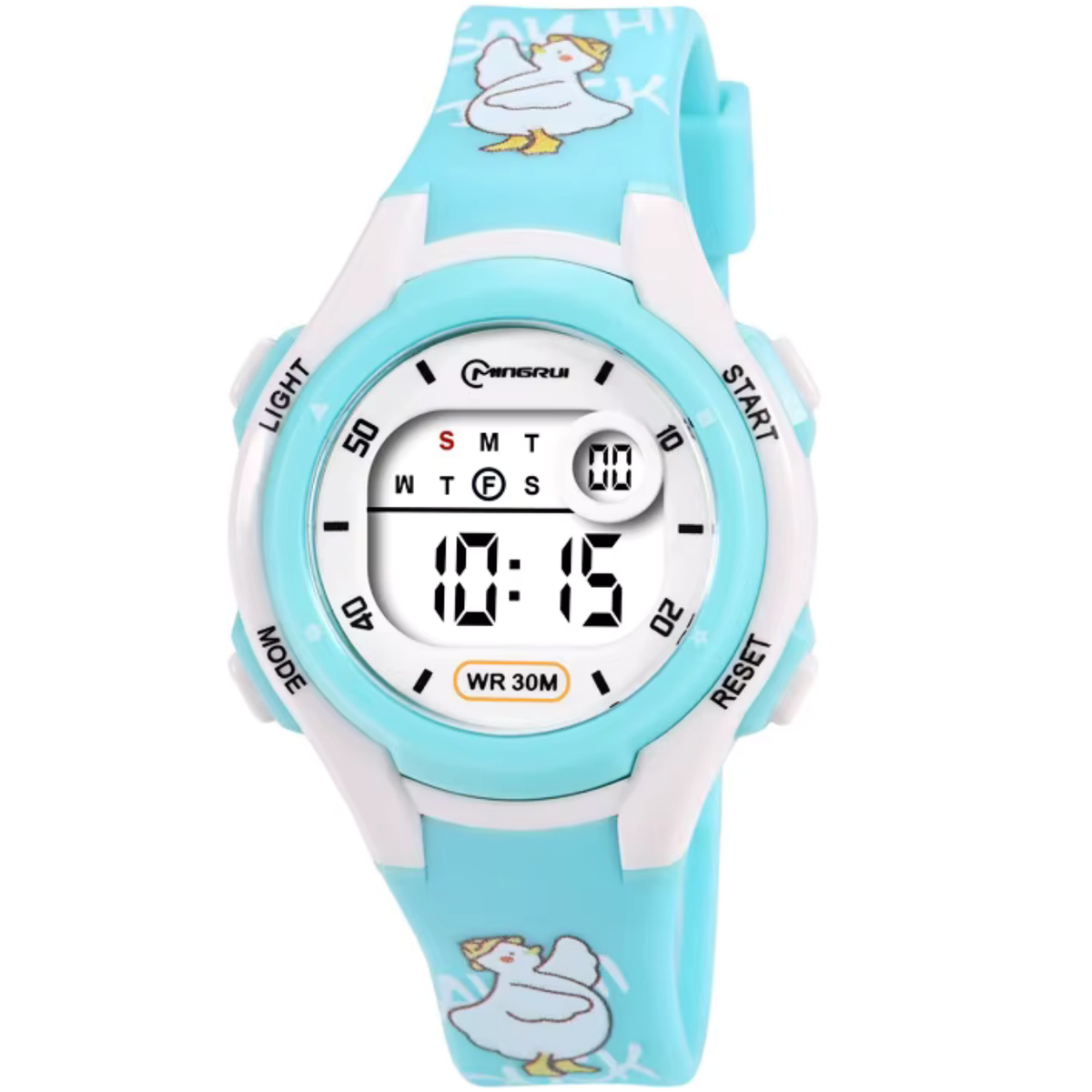 Dječji digitalni sat MINGRUI CU-41740 - Plavi / Bijeli KP41740