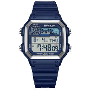 Digitalni sat SANDA BA-41789 - Plavi / Srebrni KP41789