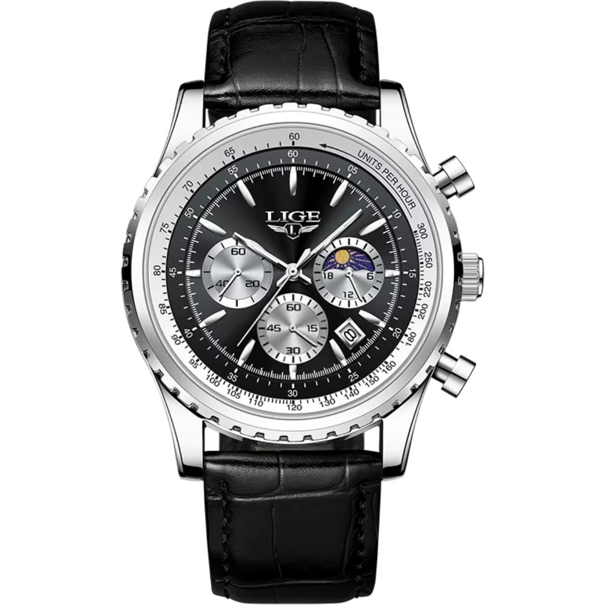 Sat LIGE RE-42012 - Crni / Srebrni KP42012