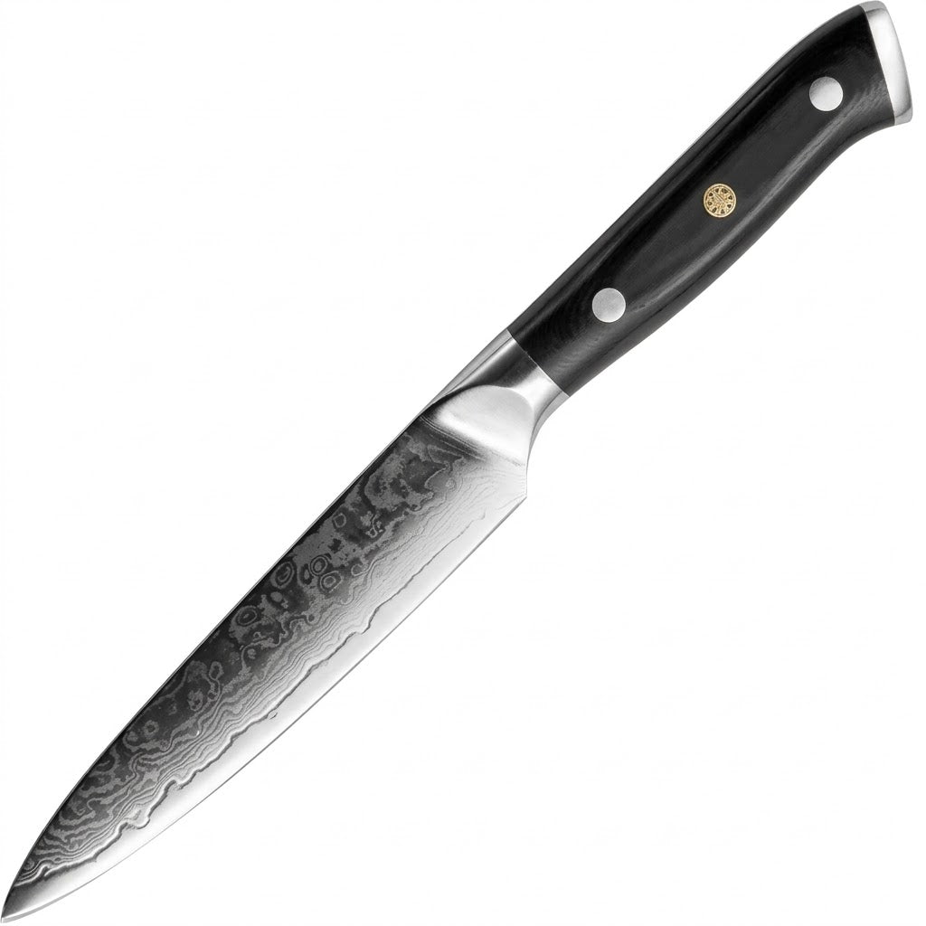 Damask kuhinjski nož KX-42115 - Univerzalni / Crni KP42115