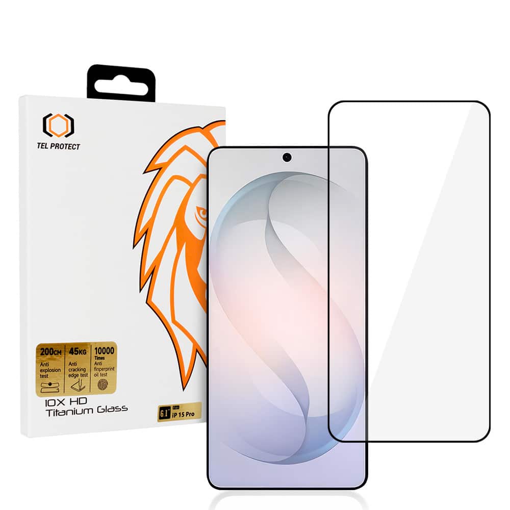 Kaljeno staklo Tel Protect 10X HD Titanium za Samsung Galaxy S26 (s otključavanjem otiskom prsta)