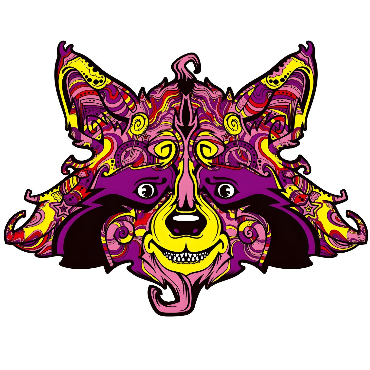 Drvene puzzle - Raccoon / S KP21963