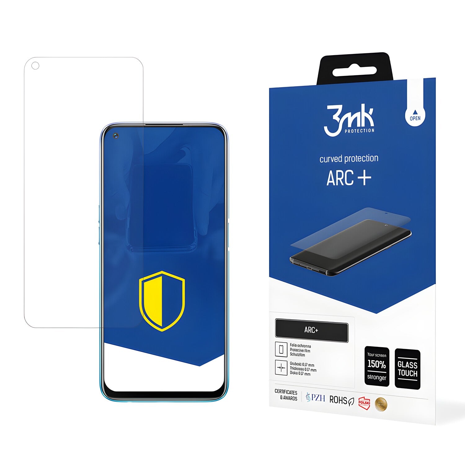 3mk Arc+ zaštitna folija za Realme Narzo 20 Pro - Prozirna KP22660