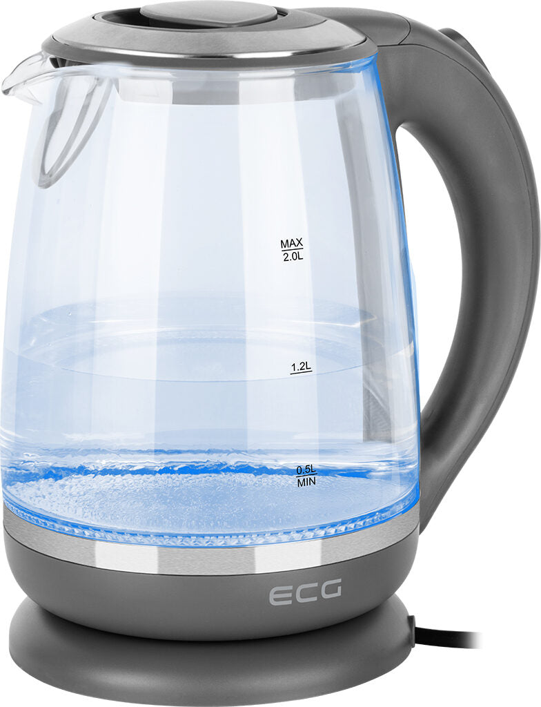 Kuhalo za vodu ECG RK 2020 Grey Glass