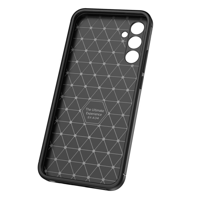 CARBON PREMIUM maska za SAMSUNG A34 5G crna
