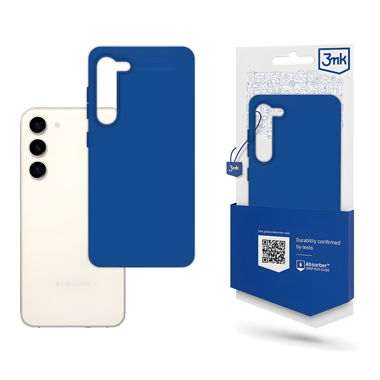 3mk Matt case futrola za Samsung Galaxy S23 - Plava KP25512