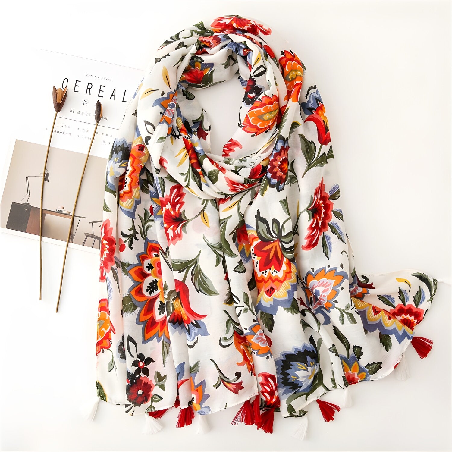 Šal DA-12258 - Višebojni KP12258
