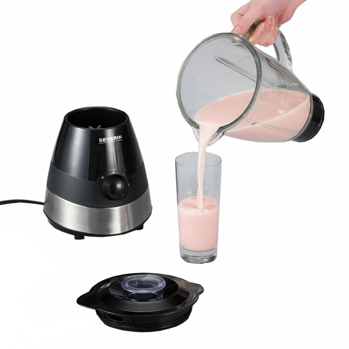 SEVERIN Blender + staklena posuda 1,5L, SM3718