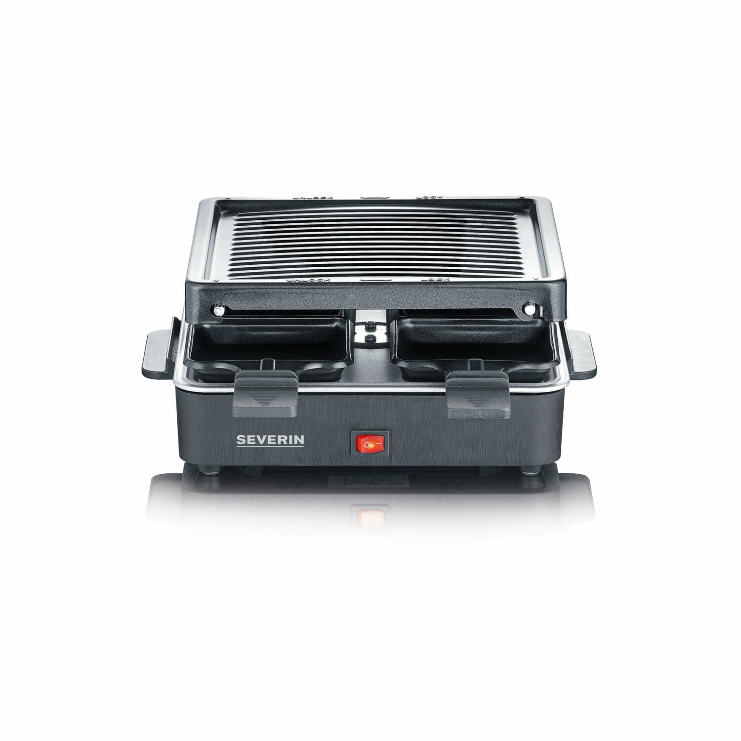 Severin Raclette Party Grill s 4 mini tava, RG 2370