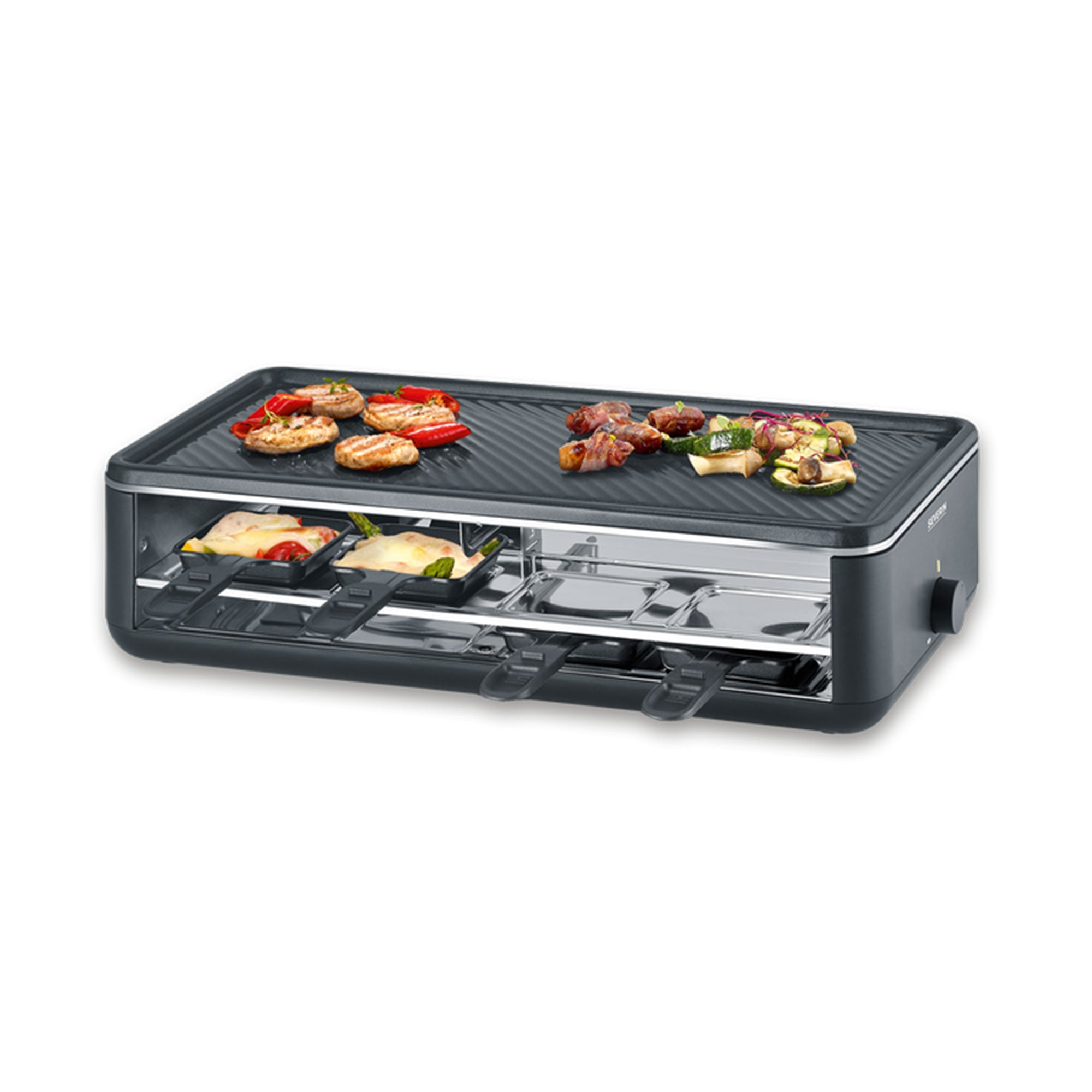 Severin Raclette Party Grill s 8 mini tava, RG 2365