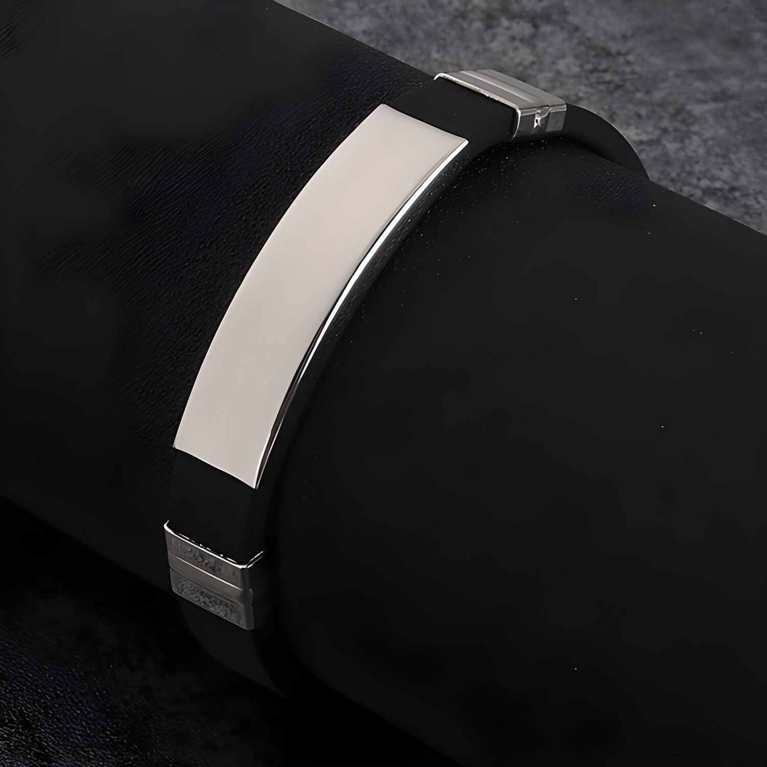 Silikonska Narukvica - Crna KP22755