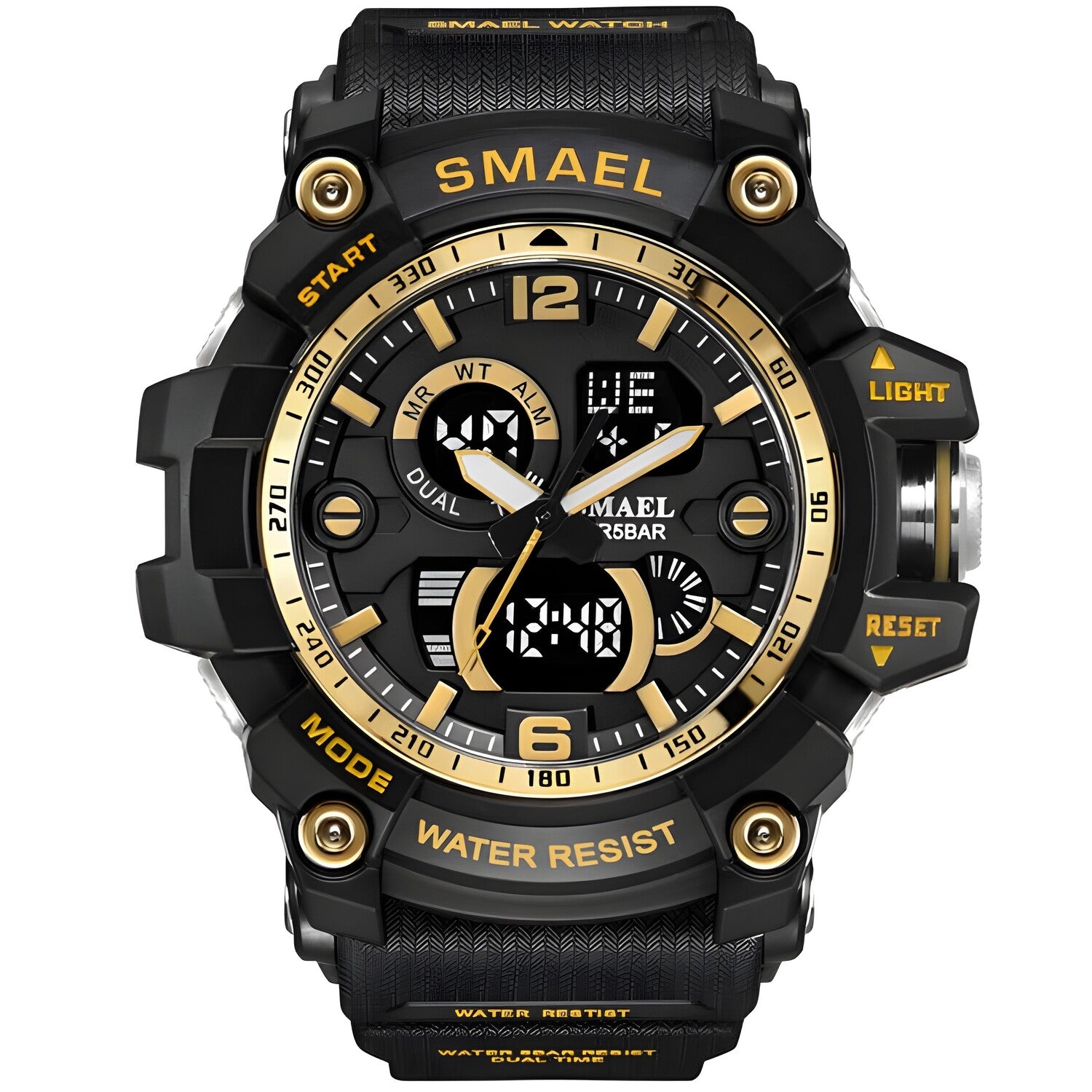 SMAEL KA-23813 sat - Crna / Zlatna KP23813