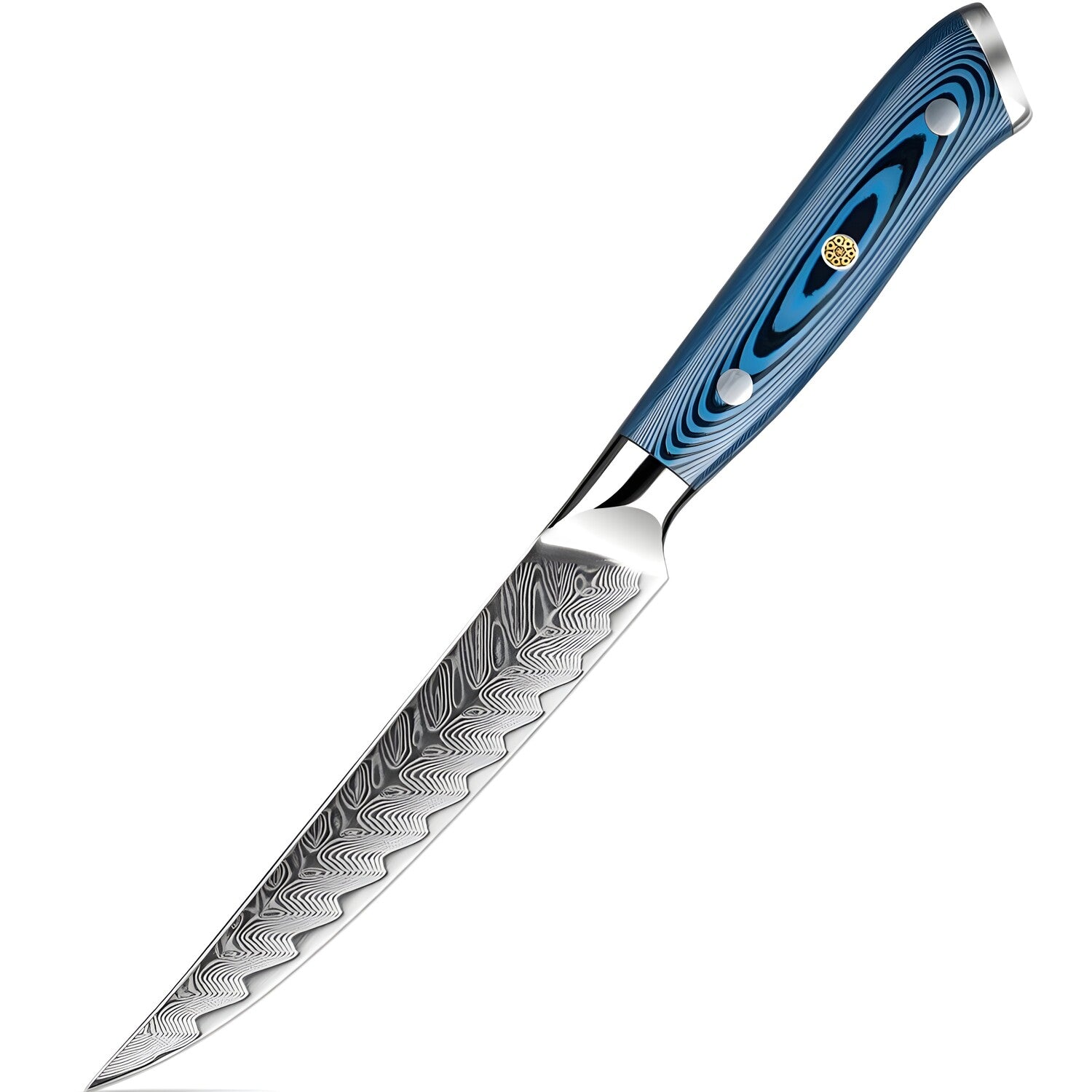 Damaskasti kuhinjski nož TU-37501 - Steak / Plava KP37501