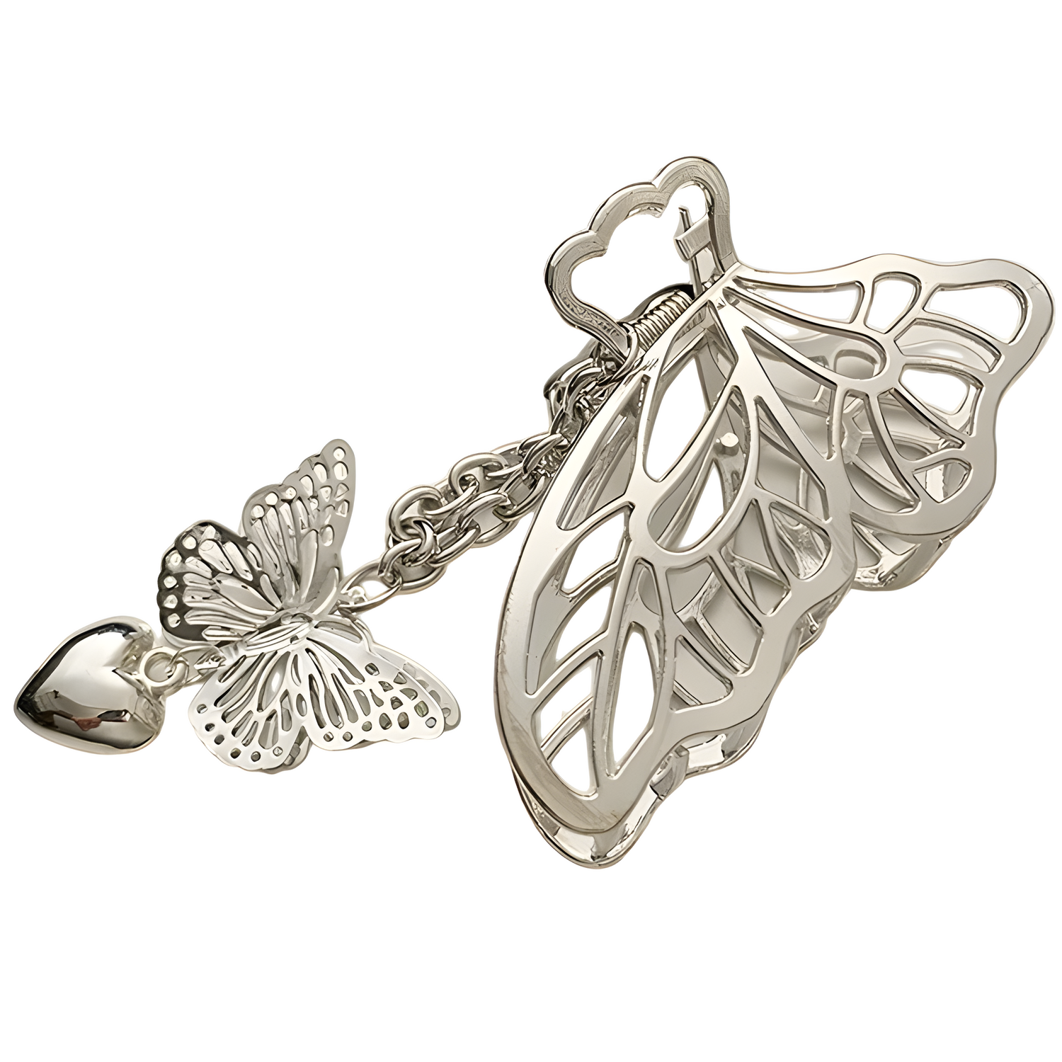 Kopča za kosu Butterfly - Srebrna KP30303