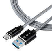 Tactical Aramid ekstra čvrsti USB-A/USB-C kabel - 1m - Siva KP31190