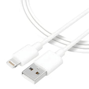 Tactical Smooth Thread kabel USB-A/Lightning - 0.3m - Bijela KP31184