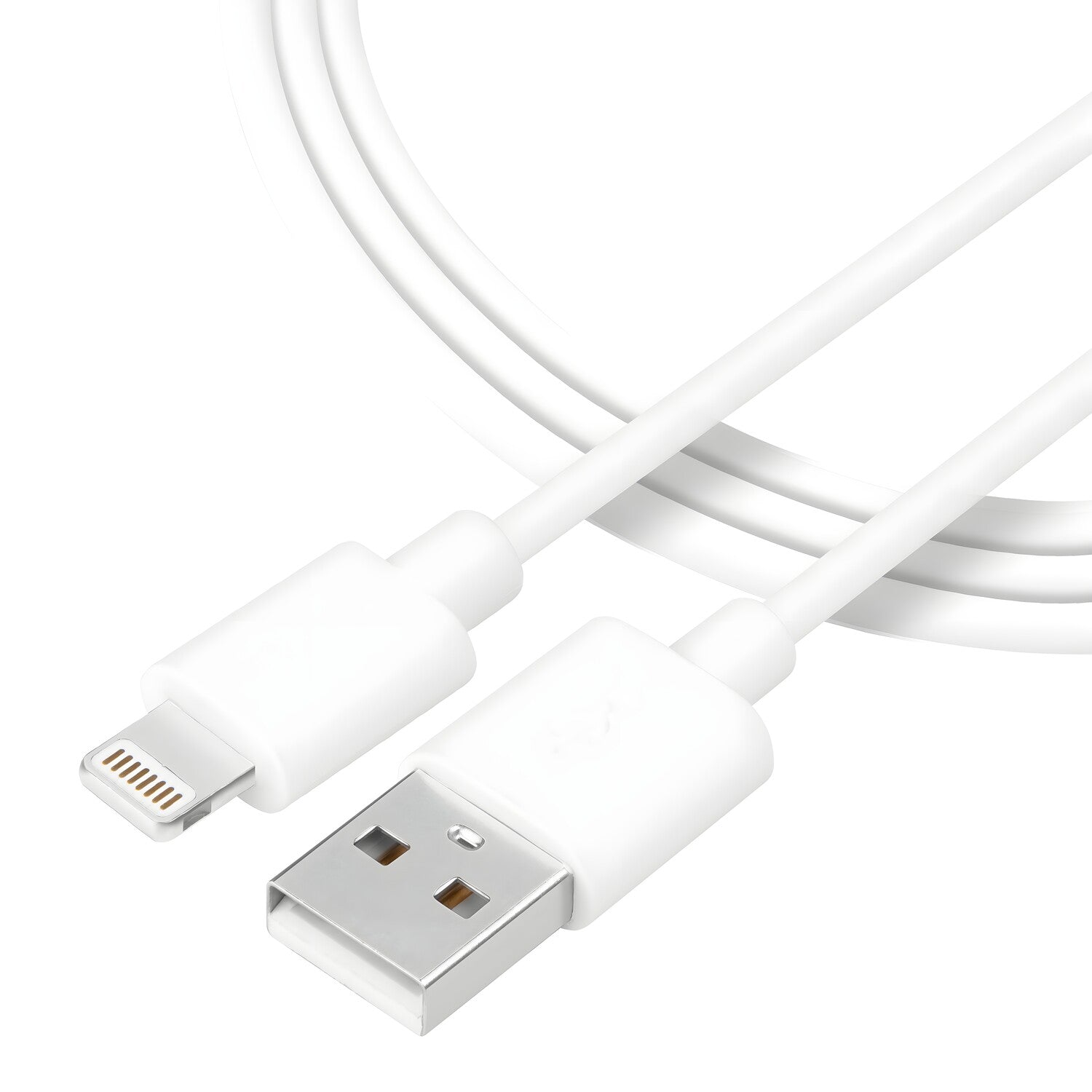 Tactical Smooth Thread kabel USB-A/Lightning - 0.3m - Bijela KP31184