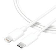 Tactical Smooth Thread kabel USB-C/Lightning - 0.3m - Bijela KP31185
