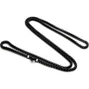 Ogrlica TA-34757 - Crna / 80cm / 2mm KP34757