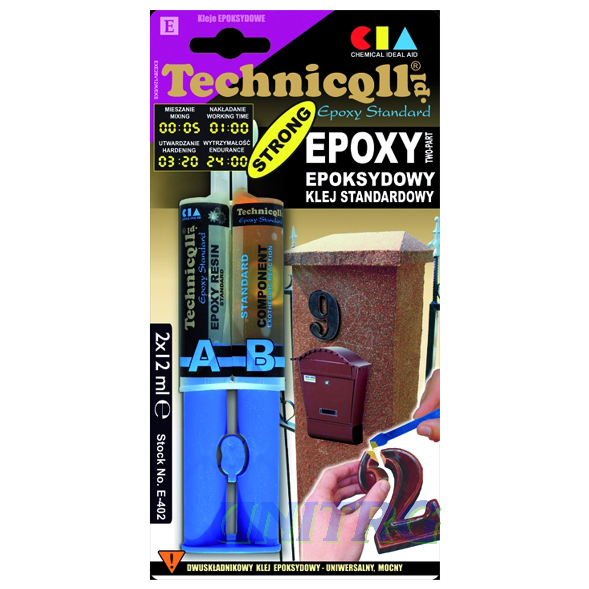 Technicqll E-402 Ljepilo Epoksidno  2x12ml