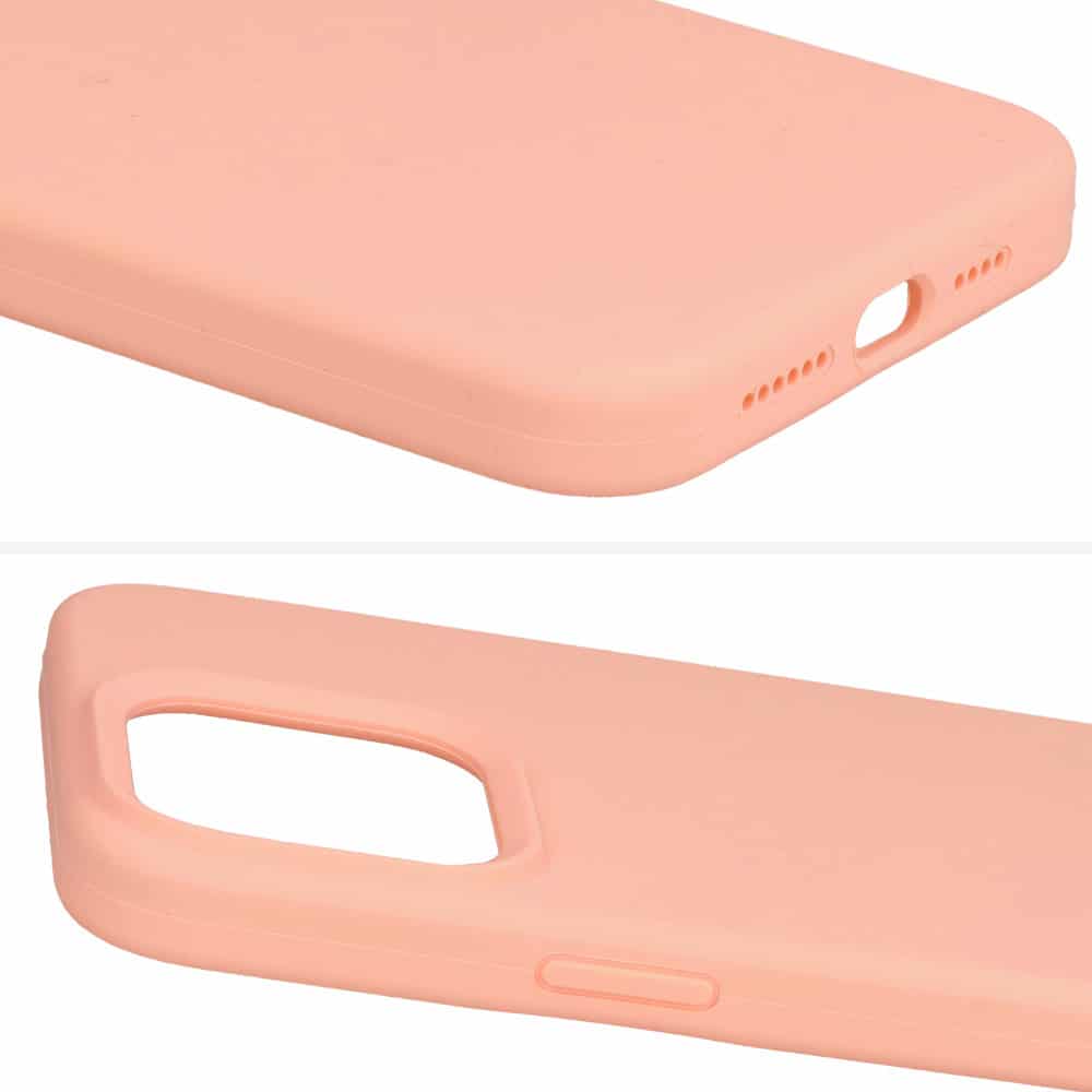 SILIKONSKA LITE MASKA ZA IPHONE 15 boja breskve