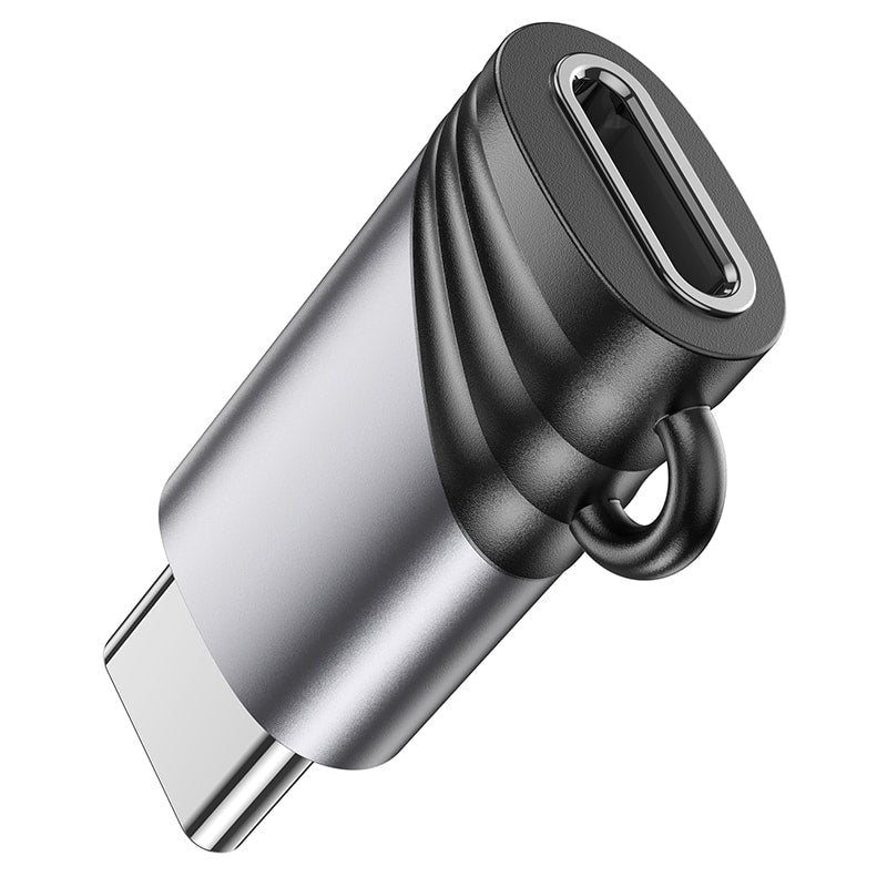 BOROFONE ADAPTER BV20 - LIGHTNING ŽENSKI NA TIP C MUŠKI - CRNI