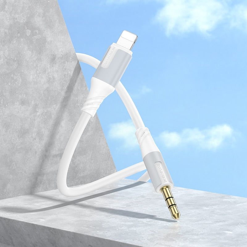 BOROFONE KABEL BL19 CREATOR - JACK 3,5MM TO LIGHTNING - 1 METAR BIJELI