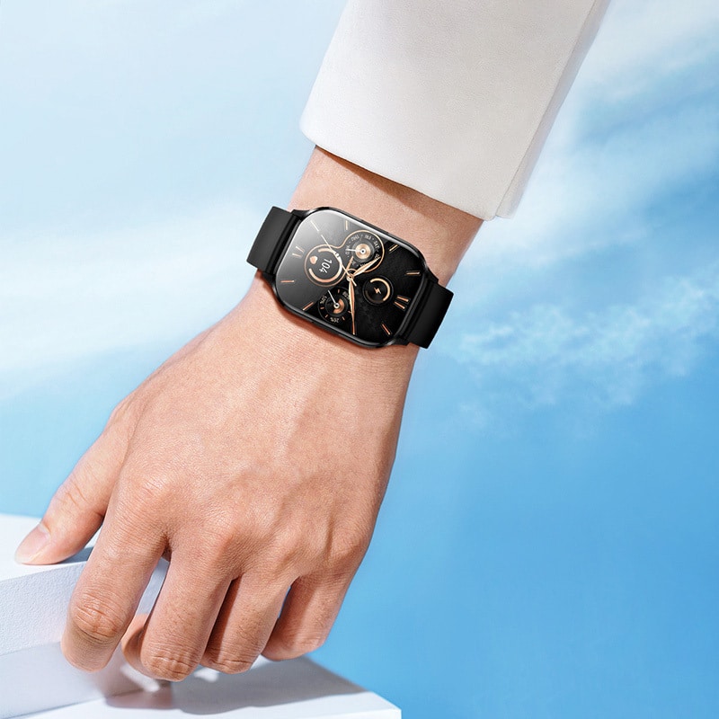 Blavec Smartwatch W18 Hellia HD AMOLED - crni