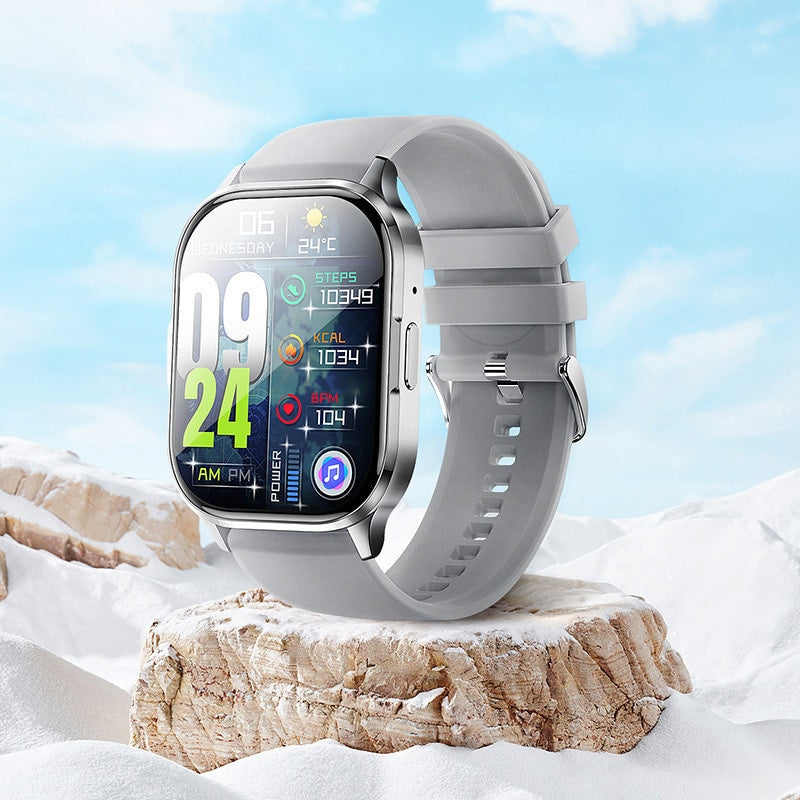Blavec Smartwatch W18 Hellia HD AMOLED – sivi