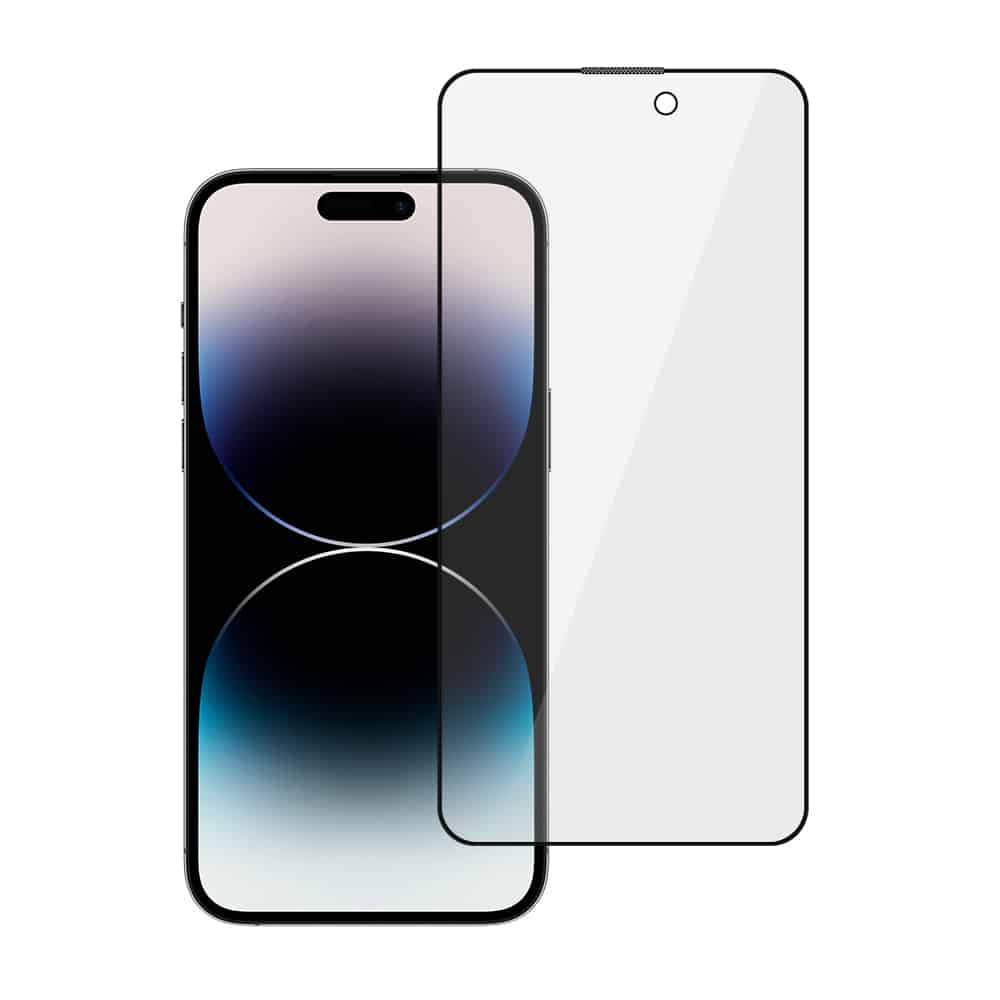 Kaljeno staklo Privacy Titanium za iPhone 14 Pro Max