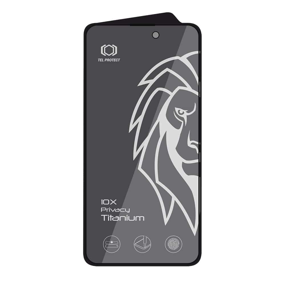 Kaljeno staklo Privacy Titanium za iPhone 14 Pro Max