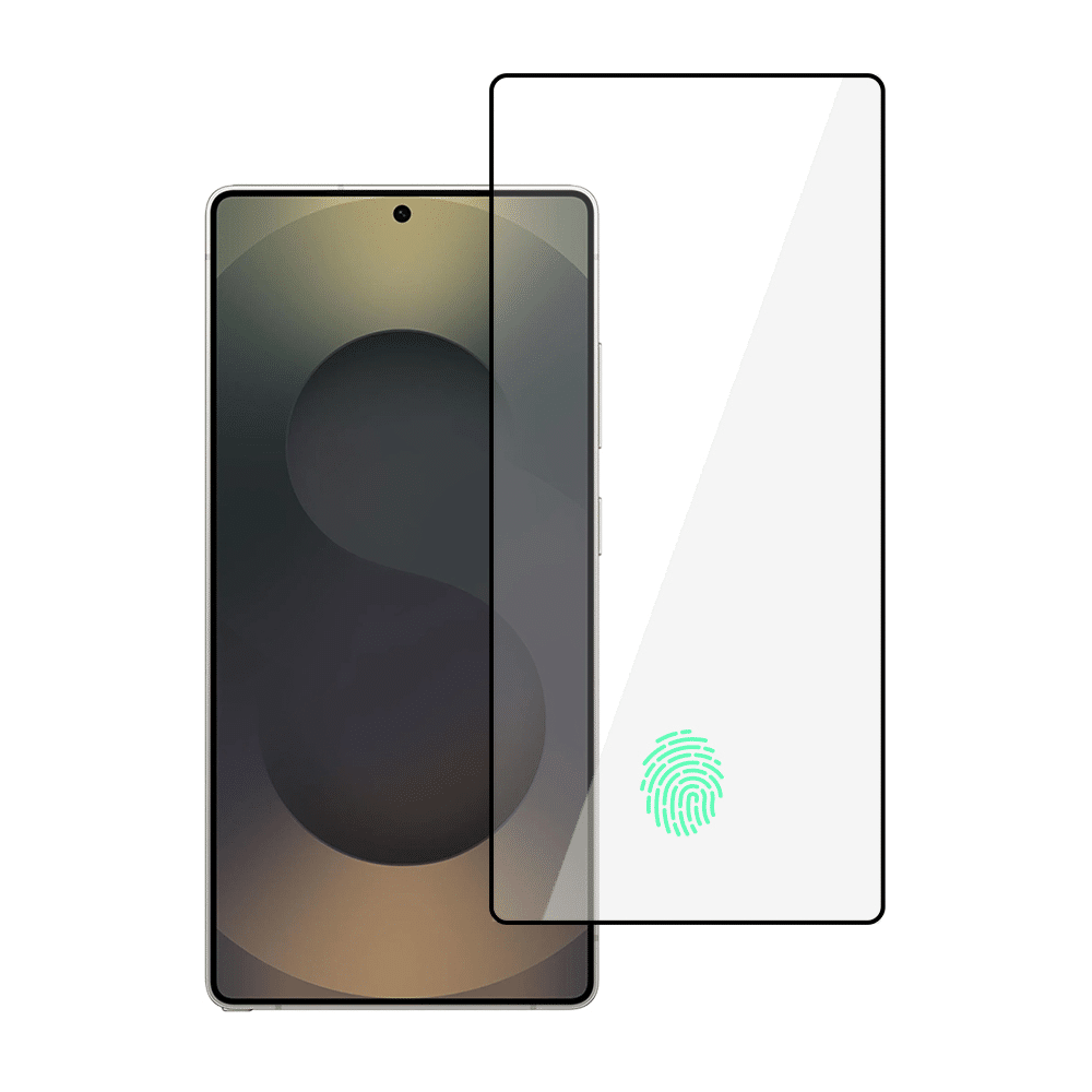 Kaljeno staklo Tel Protect 10X HD Titanium za Samsung Galaxy S25 Ultra (s otključavanjem otiskom prsta)