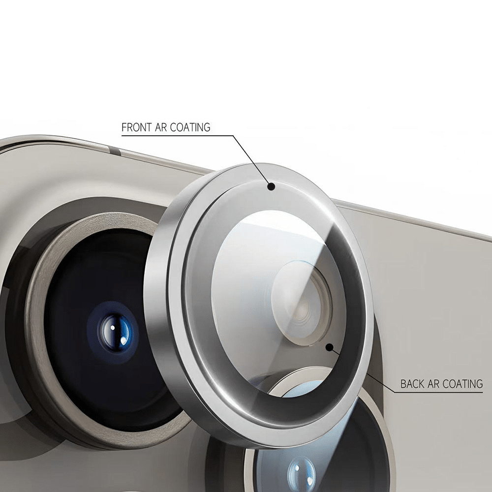 Kaljeno staklo Tel Protect Titanium Lens 99% AR na kameri za Samsung Galaxy S25 Ultra transparent (leće 5 kom)