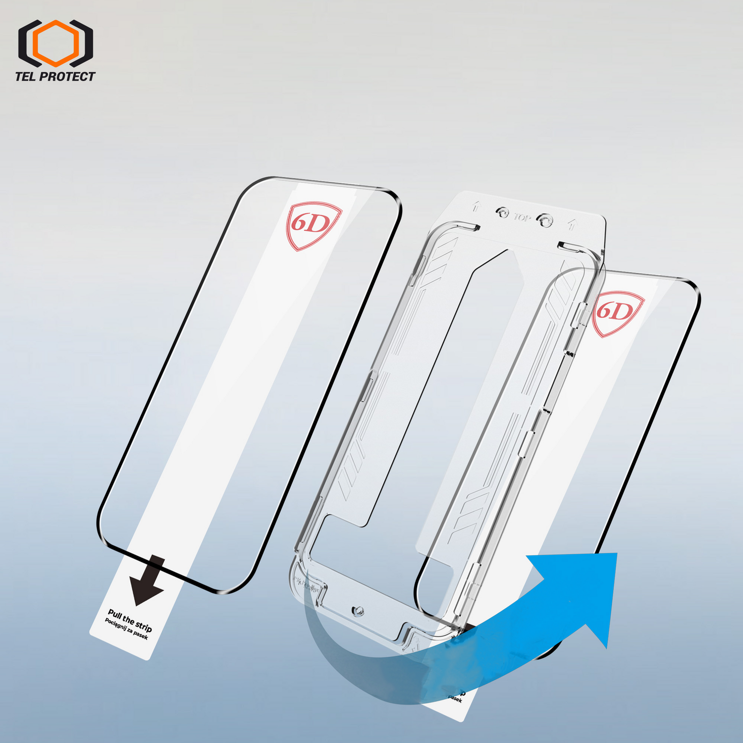 Tel Protect Dust-Free Easy Fit Full Glue 6D kaljeno staklo za Samsung Galaxy A36/A37 5G crno - 2 kom.