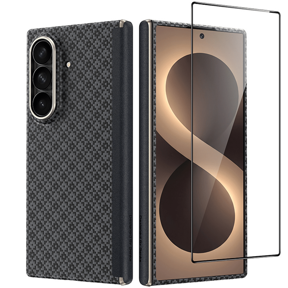 Benks Magnetic Armor Grid Air Grand Combo maska + GlassWarrior zaštitno staklo za Samsung Galaxy Z Fold 8 Ultra crna