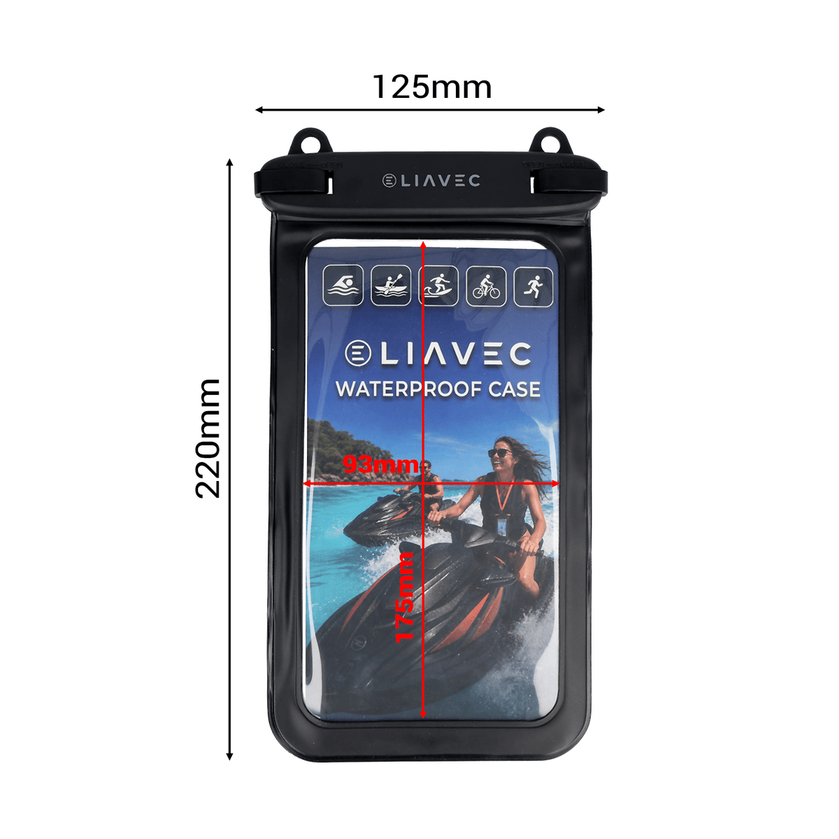 Liavec Aqua Univerzalna IPX8 vodootporna torbica