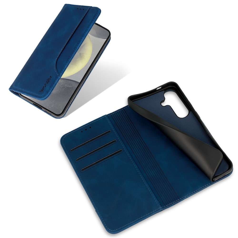WONDER PRIME PREMIUM PREKLOPNA MASKA ZA SAMSUNG GALAXY A14 4G/5G navy plava