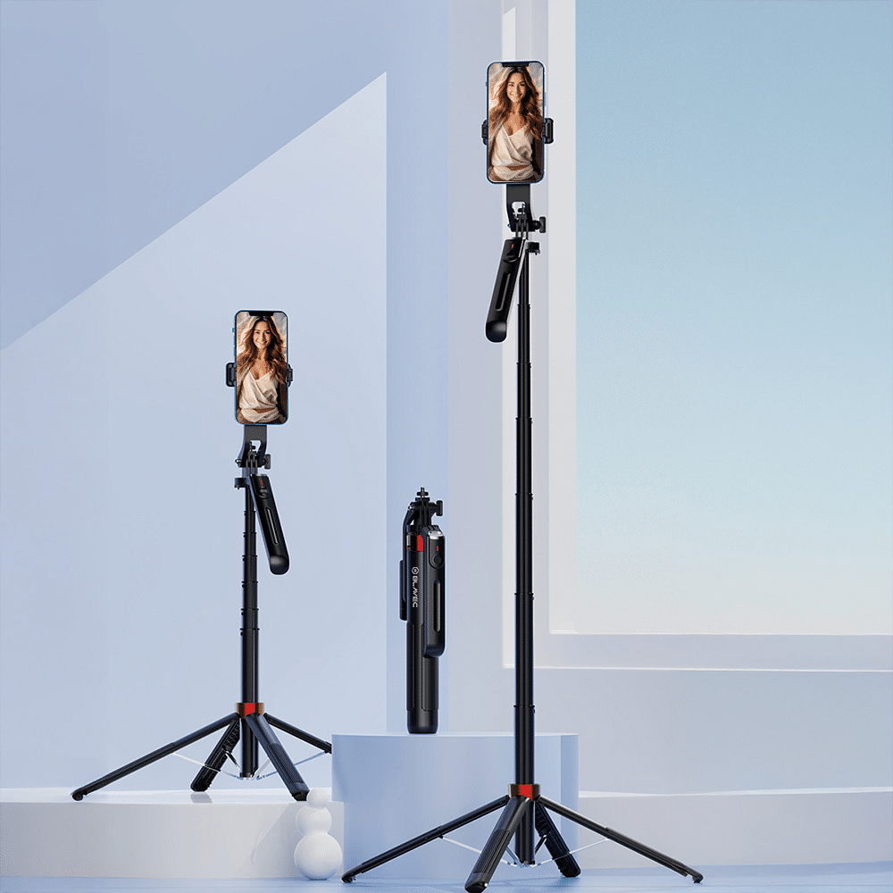 Blavec Selfie štap Aluminium Fusion P-09 tronožac + daljinski upravljač 180 cm