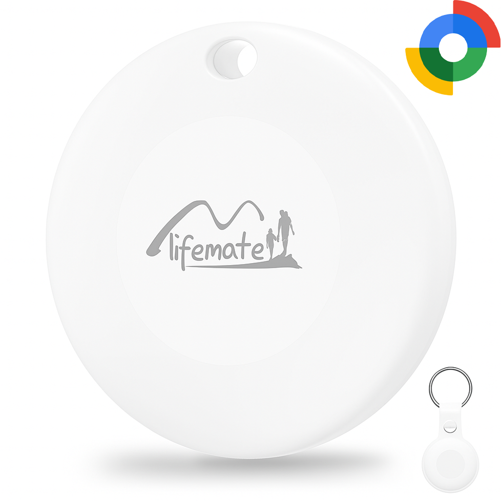 Bluetooth GPS lokator LifeTag Tracker Android + futrola s privjeskom za ključeve bijela