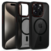 Liavec Hybrid Smoke Magsafe maska za iPhone 15 Pro Max