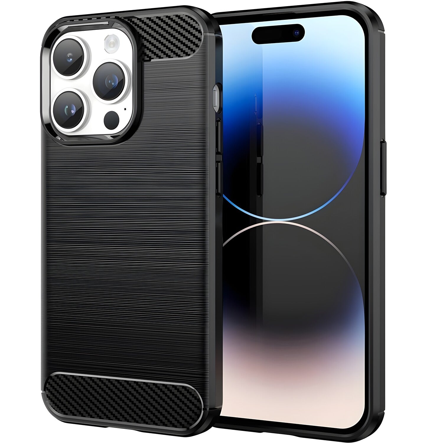 Futrola Carbon Shield TPU za Xiaomi Redmi Note 14 Pro+ 5G - Crna KP39811