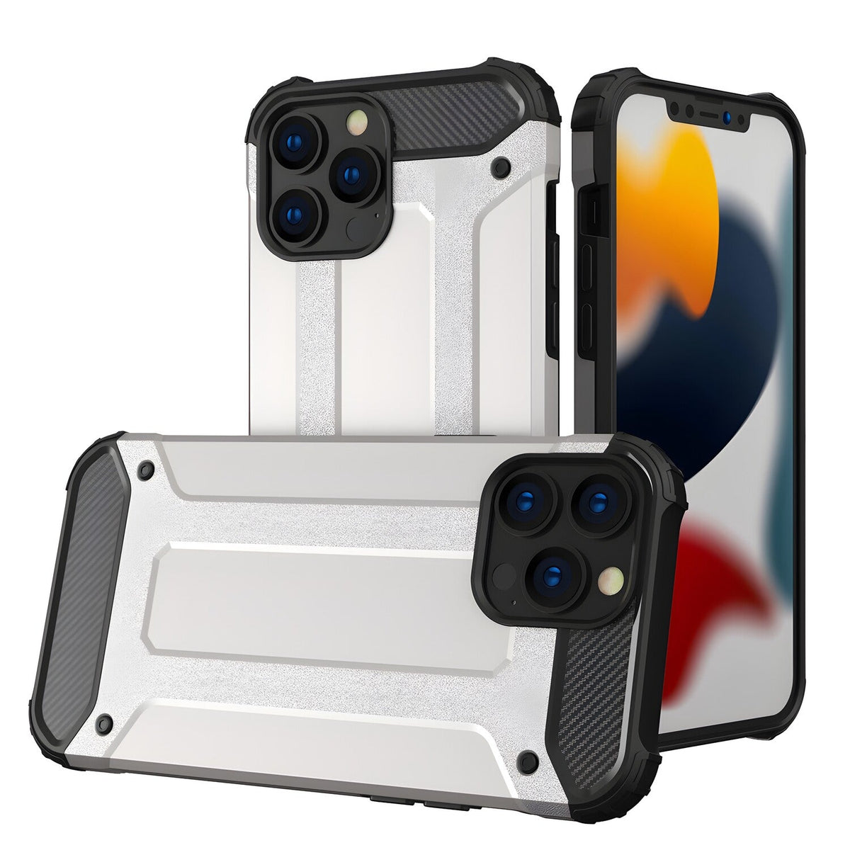 Futrola Hybrid Armor za Samsung Galaxy A13 5G/Galaxy A04s - Srebrna