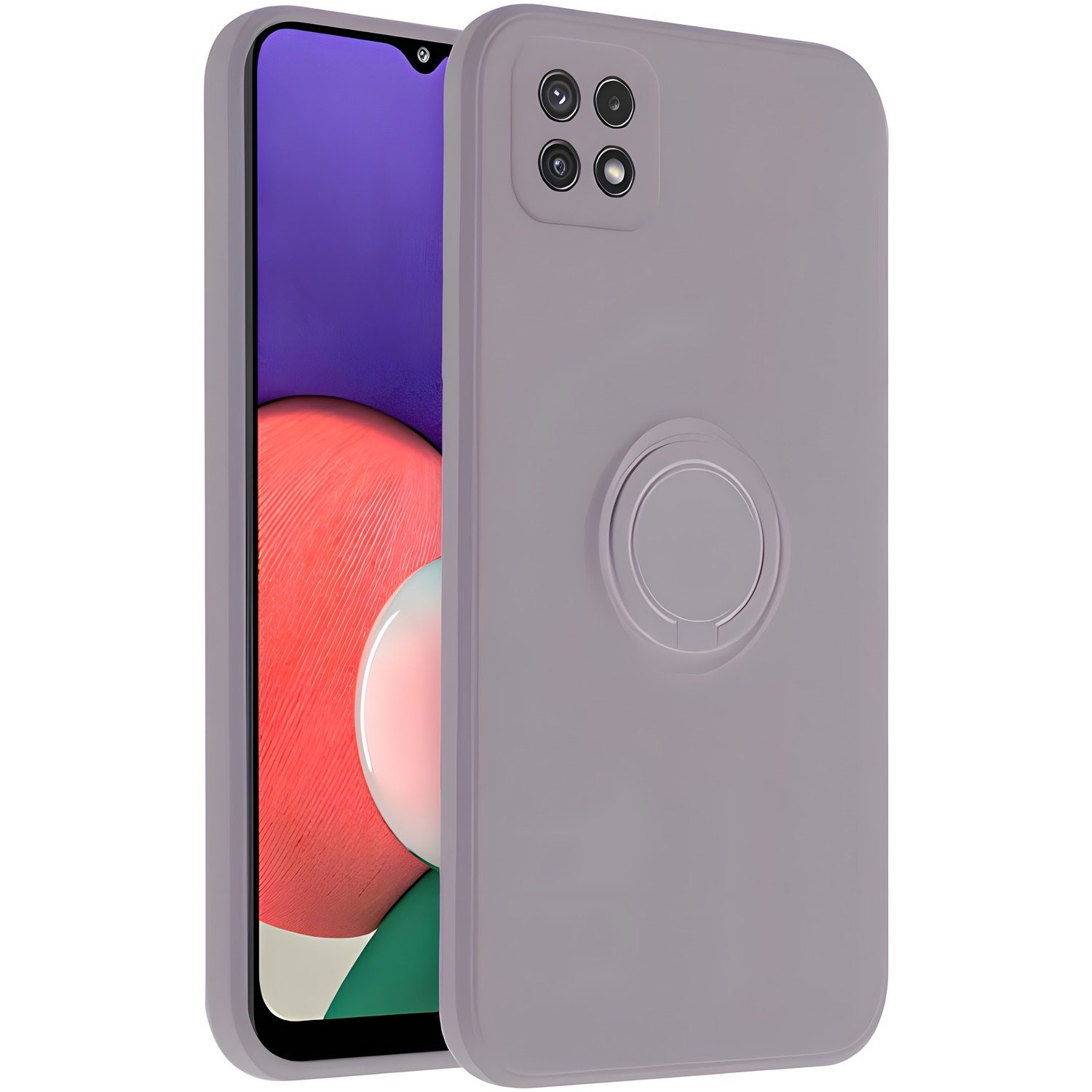 Puzdro Velvet Finger Case za Samsung Galaxy A22 5G - Siva KP40608