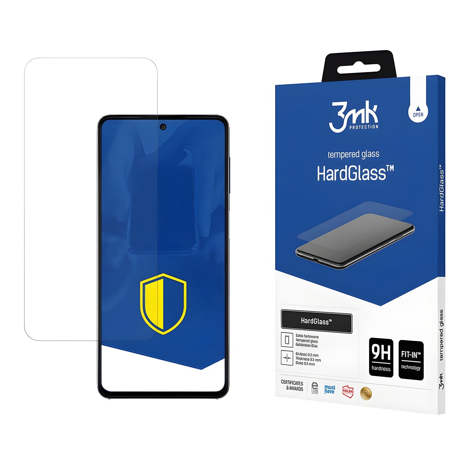 3mk HardGlass zaštitno staklo za Samsung Galaxy A52 4G/Galaxy A52 5G/Galaxy A52s 5G - Prozirna KP40683