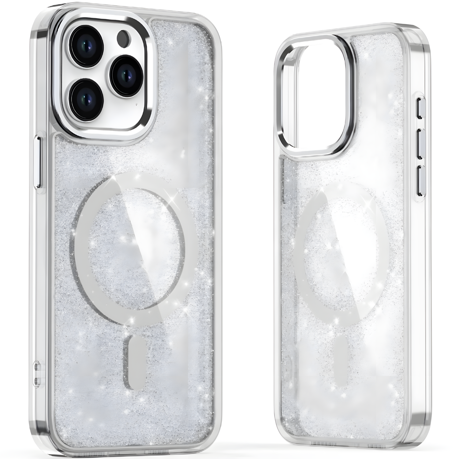 Glitter Case MagSafe za Samsung Galaxy A16 5G - Prozirna KP40705