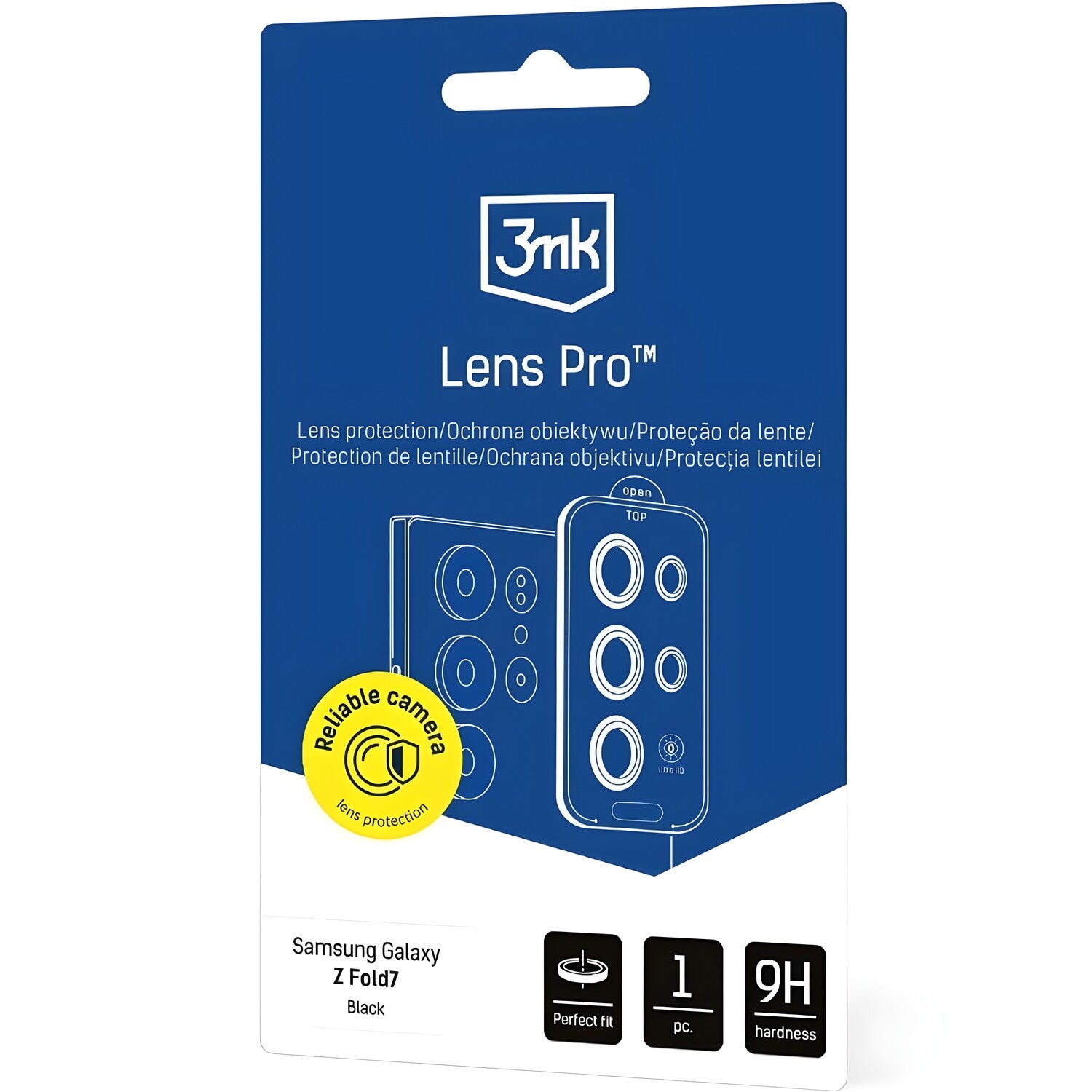 Zaštitno staklo 3mk Lens Pro Protection za Samsung Galaxy Z Fold 8 - Crna KP41205
