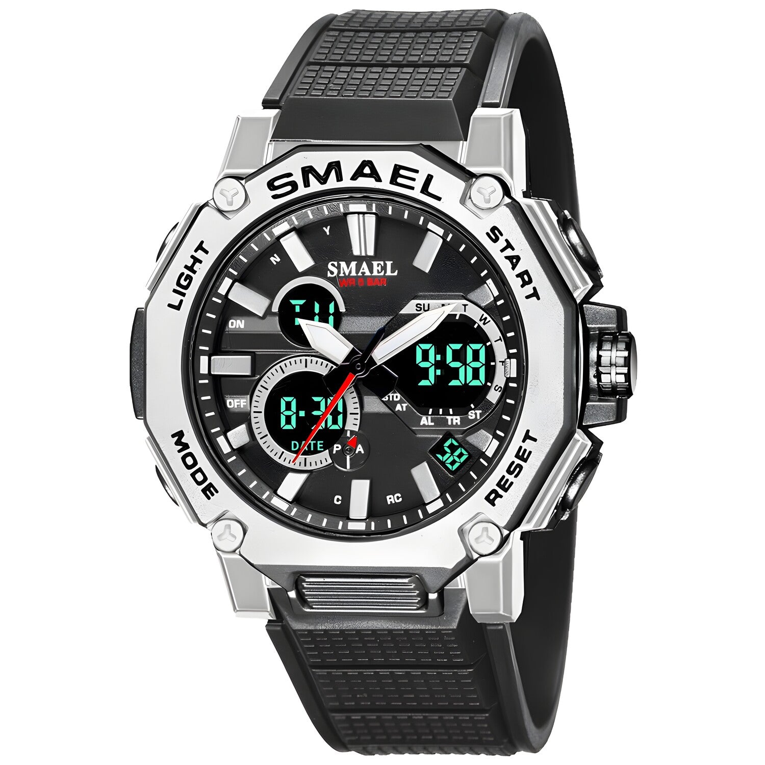 Sat SMAEL TR-14131 - Crna / Srebrna KP14131