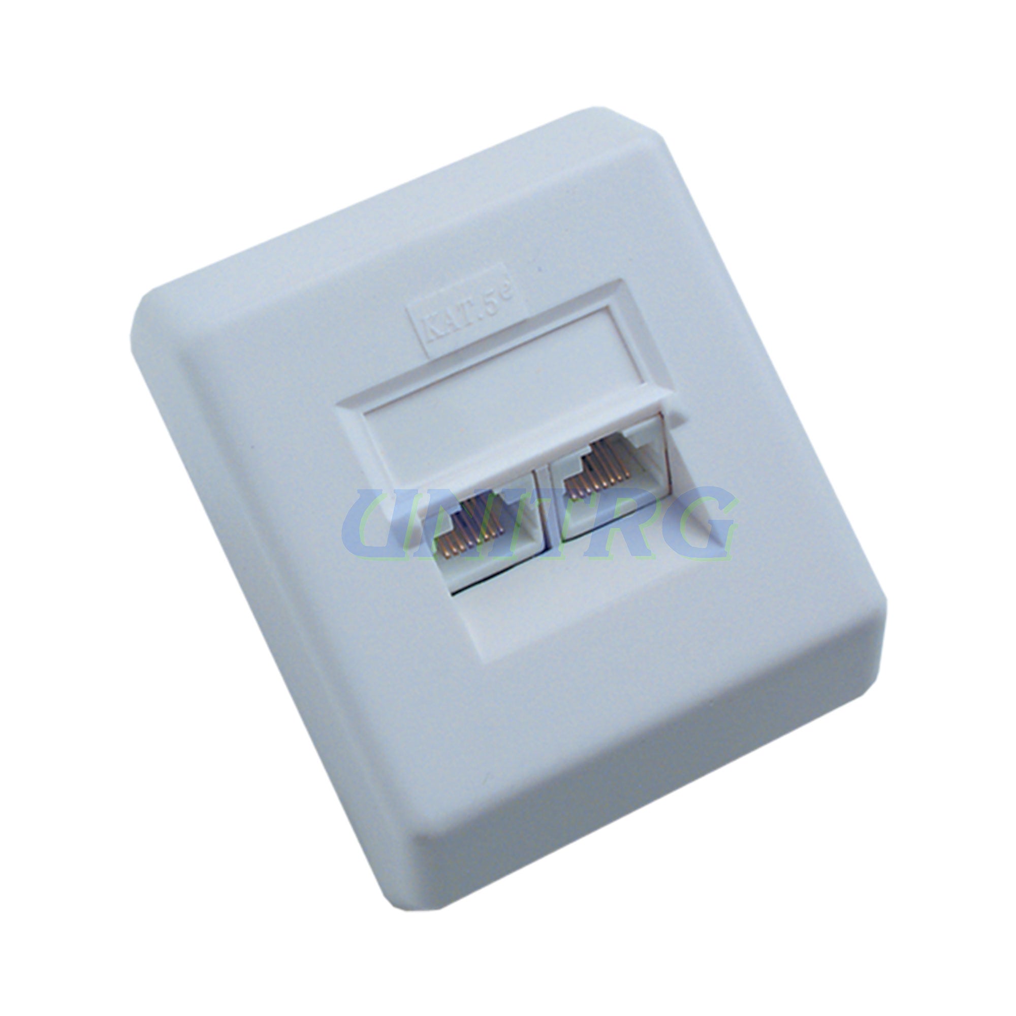 Utičnica Cat5e 2xRJ45 STP nadžbukna